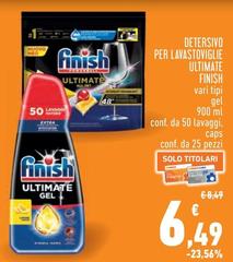 Finish - Detersivo Per Lavastoviglie Ultimate