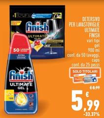 Finish - Detersivo Per Lavastoviglie Ultimate