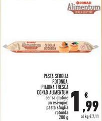 Conad - Pasta Sfoglia Rotonda, Piadina Fresca Alimentum