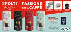 Polti - Coffea Macchina Da Caffè A Cialde Moderna E Compatta