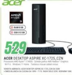 Acer - Desktop Aspire XC-1725_CZN