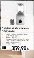 Kitchenaid - Frullatore Ad Alte Prestazioni BLC02WHMEU