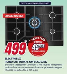 Electrolux - Piano Cottura75 Cm EGG7536K
