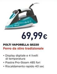 Polti - Vaporella QS220 Ferro Da Stiro Tradizionale