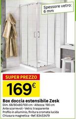 Box Doccia Estensibile Zesk