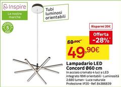 Inspire - Lampadario Led Concord Ø60 Cm