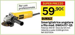 Dewalt - Smerigliatrice Angolare A Filo Mod. DWE4117-QS