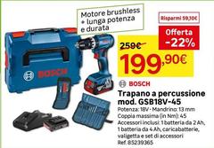 Bosch - Trapano A Percussione Mod. GSB18V-45