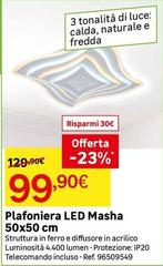 Plafoniera Led Masha 50x50 Cm
