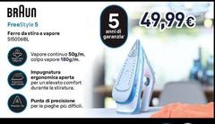 Braun - Freestyle 5 Ferro Da Stiro A Vapore SI5006BL