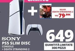 Sony - PS5 Slim Disc Console + Death Stranding 2