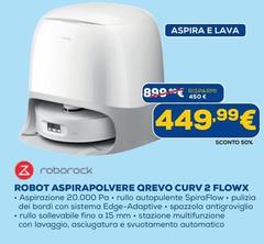 Roborock - Robot Aspirapolvere Grevo Curv 2 Flowx