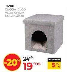 Trixie - Cuccia Igloo Alois Grigia Cm.38x40x38