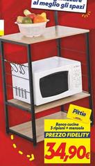Banco Cucina 3 Ripian + Mensola
