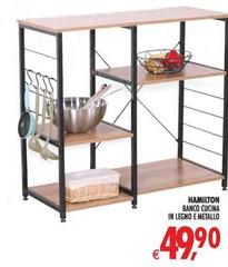 Banco Cucina In Legno E Metallo