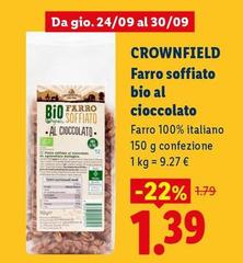 Crownfield - Farro Soffiato Bio Al Cioccolato
