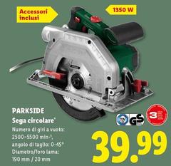 Parkside - Sega Circolare