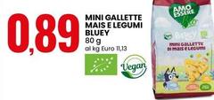 Bluey - Mini Gallette Mais E Legumi