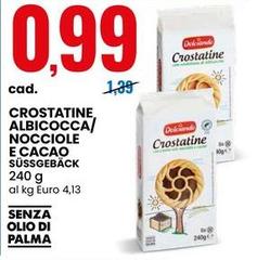 Crostatine Albicocca/Nocciole E Cacao