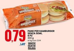Melini - Pane Per Hamburger Senza Semi, 6 Pz