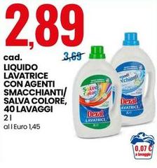 Dexal - Liquido Lavatrice Con Agenti Smacchianti/ Salva Colore, 40 Lavaggi