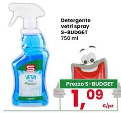 S budget - Detergente Vetri Spray