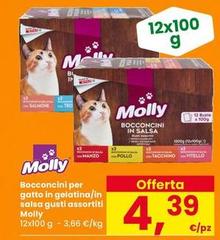 Molly - Bocconcini Per Gatto In Gelatina/In Salsa