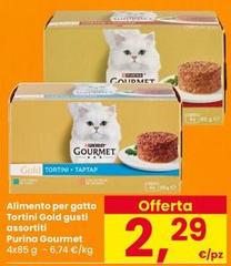 Gourmet Purina - Alimento Per Gatto Tortini Gold