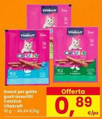 Vitakraft - Snack Per Gatto Gusti Assortiti Catstick
