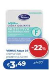 Venus - Aqua 24 Crema Viso Protettiva