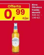 Moretti - Birra Filtrata A Freddo