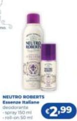 Neutro Roberts - Essenze Italiane Deodorante Spray