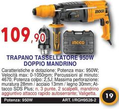 Max - Trapano Tasselatore 950w Doppio Mandrino
