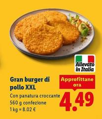 Gran Burger Di Pollo XXL
