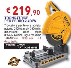 Indesit - Troncatrice Per Ferro 2,400W