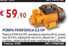 HP - Pompa Periferica 0.5 Hp
