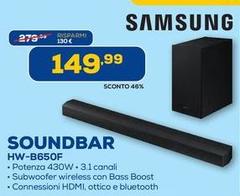 Samsung - Soundbar HW-B650F