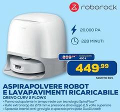 Roborock - Aspirapolvere Robot E Lavapavimenti Ricaricabile