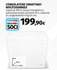 Smartway - Congelatore WHCP200MWEO