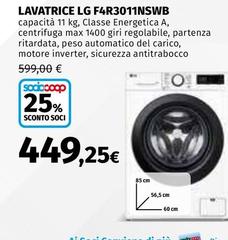 LG - Lavatrice F4R3011NSWB