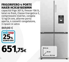 Haier - Frigorifero 4 Porte HCR3818EWMM