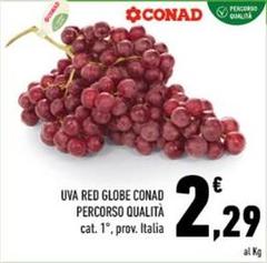 Conad - Uva Red Globe Percorso Qualità