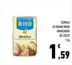 De Cecco - Semola Di Grano Duro Rimacinata