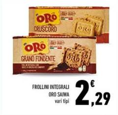 Oro saiwa - Frollini Integrali