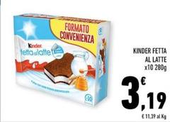 Kinder - Fetta Al Latte