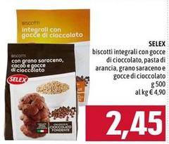 Selex - Biscotti Integrali Con Gocce Di Cioccolato