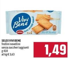 Selex - Vivi Bene Frollini Novellini Senza Zuccheri Aggiunti
