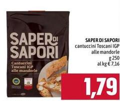 Saper di sapori - Cantuccini Toscani IGP Alle Mandorle