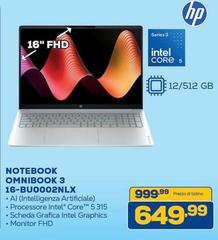 HP - Notebook Omnibook 16-BU0002NLX
