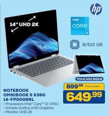 HP - Notebook Omnibook 5 X360 14-FP0008NL